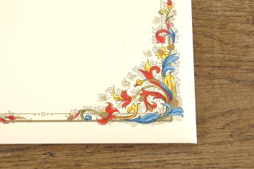 Elegant and gold-plated - stationery from Italy